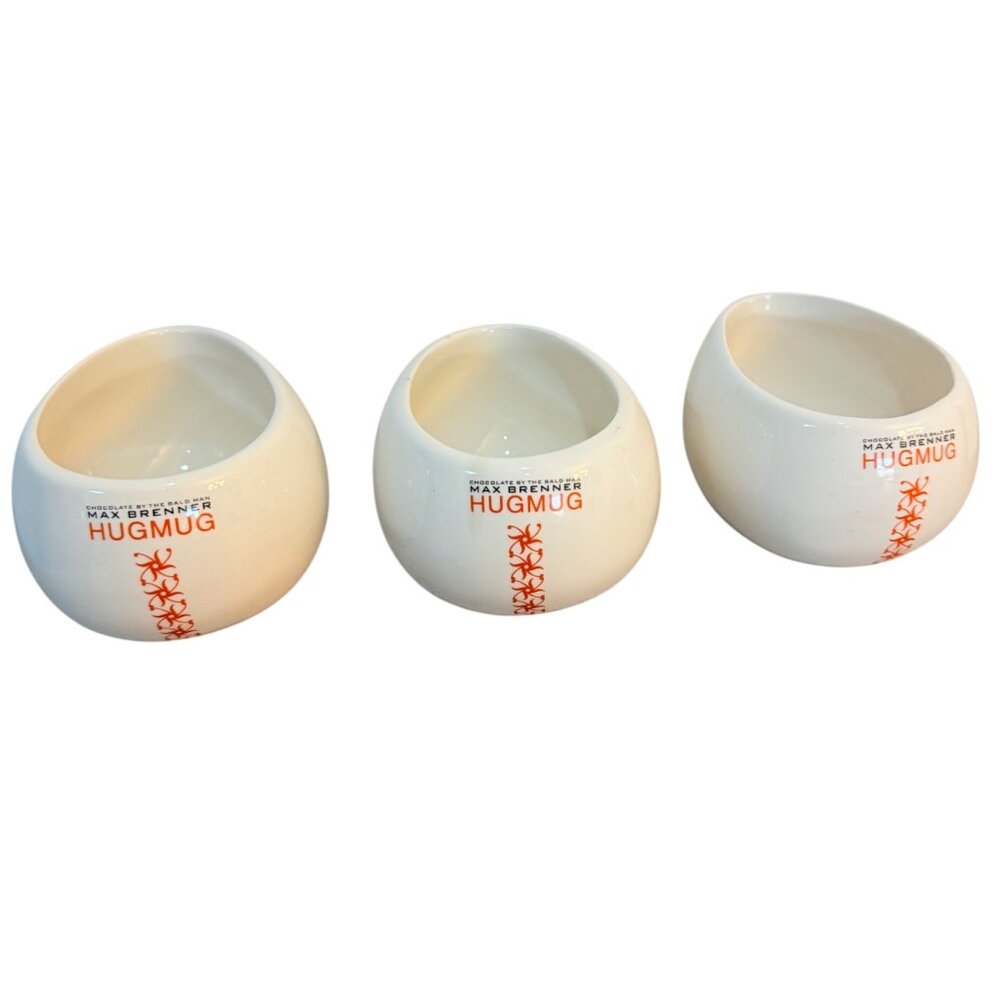 Hug Mugs By Maxwell Williams Set of 3 Teardrop Ergonomic Cozy Vibes Drinkware